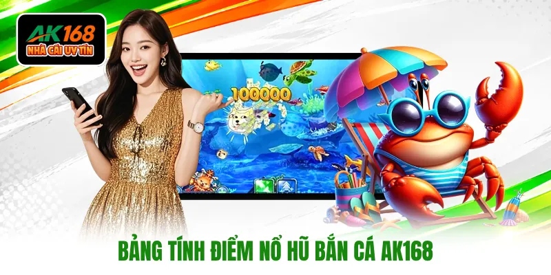 Bảng tính điểm nổ hũ bắn cá AK168