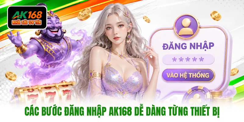 Các bước đăng nhập AK168 dễ dàng từng thiết bị