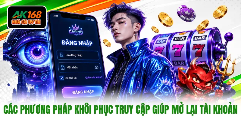 Các phương pháp khôi phục truy cập giúp mở lại tài khoản