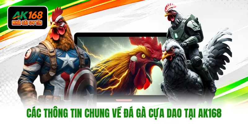 Các thông tin chung về đá gà cựa dao tại AK168