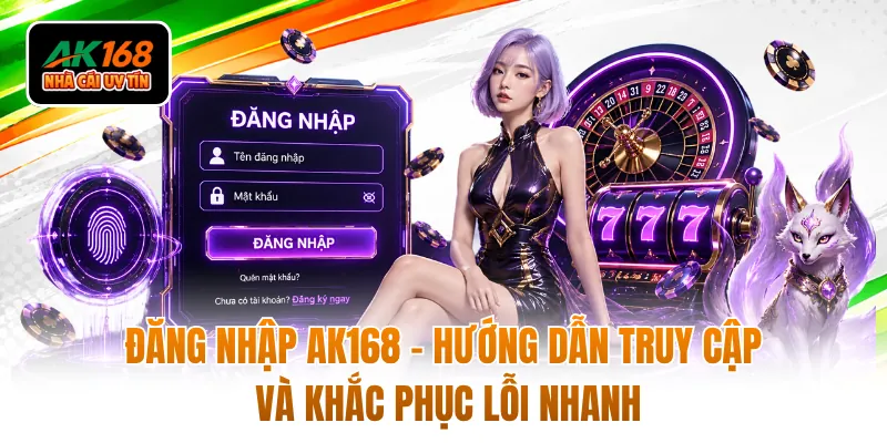 Đăng Nhập AK168 - Hướng Dẫn Truy Cập Và Khắc Phục Lỗi Nhanh