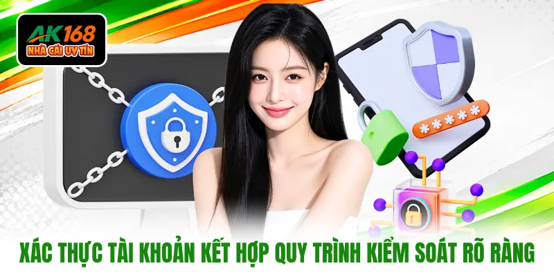 Xác thực tài khoản kết hợp quy trình kiểm soát rõ ràng